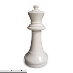 MegaChess Individual Plastic Chess Piece Queen 15 Inches Tall Black White 2. White B0771XPGDY